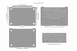MacBook Air 13” Full Wrap Skin Vector CutFile Template