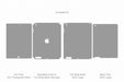 iPad 4 (2012) Full Wrap Skin Vector CutFile Template