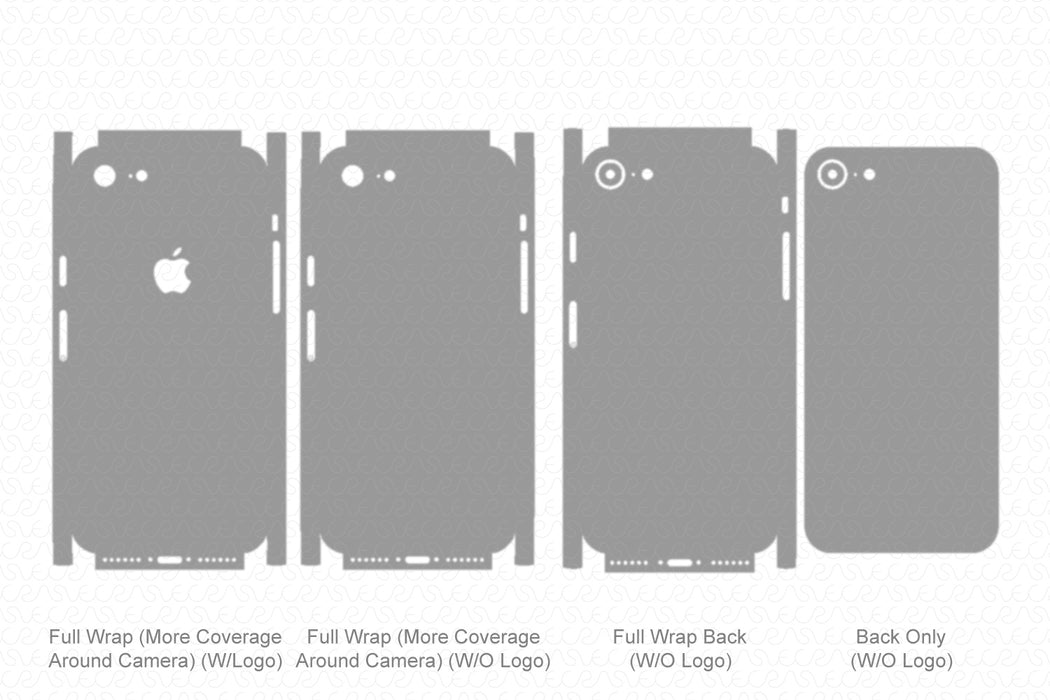 Apple iPhone 7 Skin/Decal Cut file Ai Template — VecRas apple-iphone-7-skin-decal-cut-file-ai-template-vecras