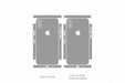 iPhone X (2017) Full Wrap Skin Vector CutFile Template