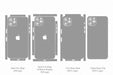 iPhone 11 Pro Full Wrap Skin Vector CutFile Template