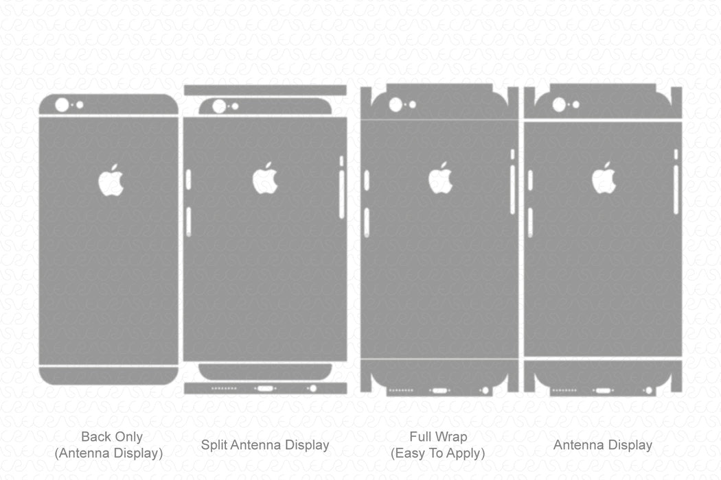 iPhone 6S (2015) Skin Template Vector