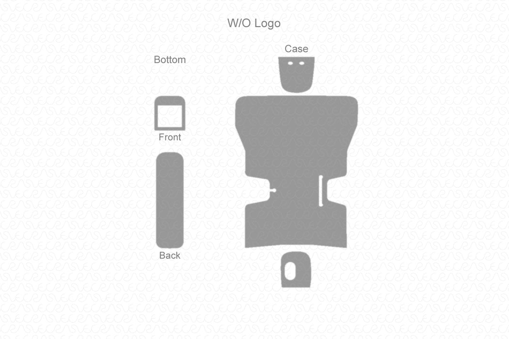 DJI Osmo Pocket Gimba Full Wrap Skin Vector CutFile Template