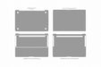 MacBook Pro 13 M1 Full Wrap Skin Vector CutFile Template