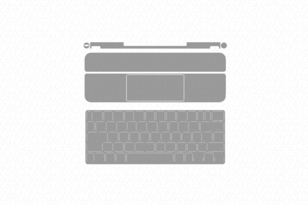 Iphone Keyboard Templete Apple Magic Keyboard for iPad Air M2 Skin CutFile Vector Template SVG ...