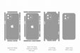 iPhone 12 Full Wrap Skin Vector CutFile Template