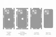 iPhone 13 Mini Full Wrap Skin Vector CutFile Template