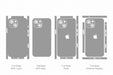 iPhone 13 Full Wrap Skin Vector CutFile Template