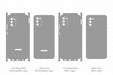 Galaxy M02s Full Wrap Skin Vector CutFile Template