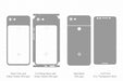 Pixel 3 (2018) Skin Template Vector