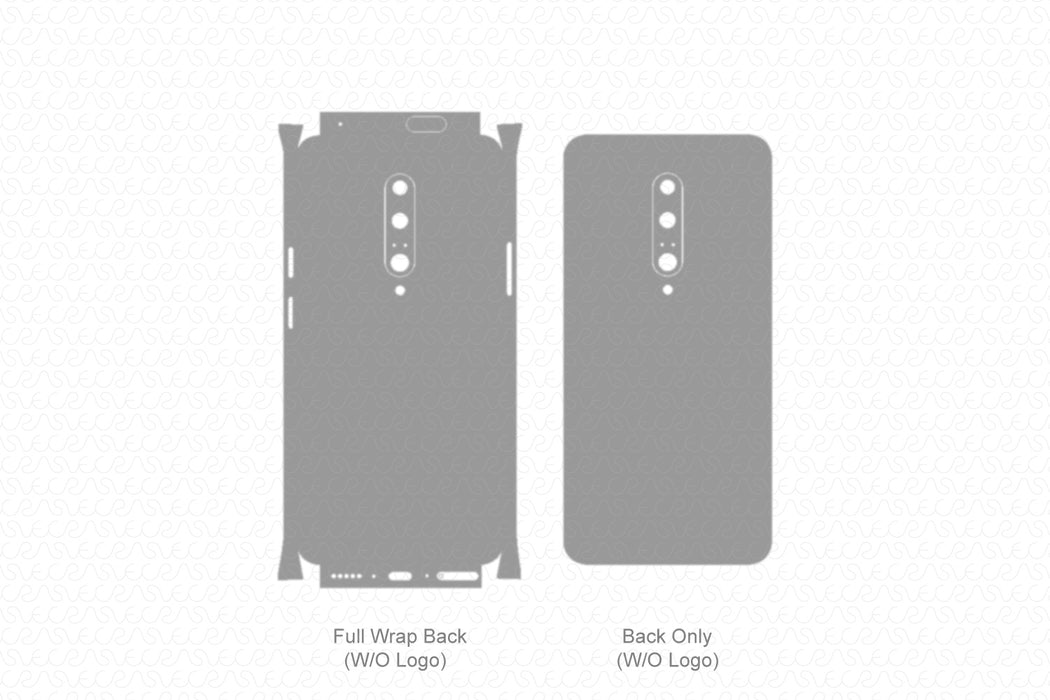 OnePlus 7 Pro (2019) Skin Template Vector