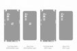 OnePlus Nord 5G Skin Template Vector 2020
