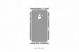 Galaxy A8 Plus (2018) Skin Template Vector