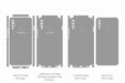 Galaxy M30 Full Wrap Skin Vector CutFile Template