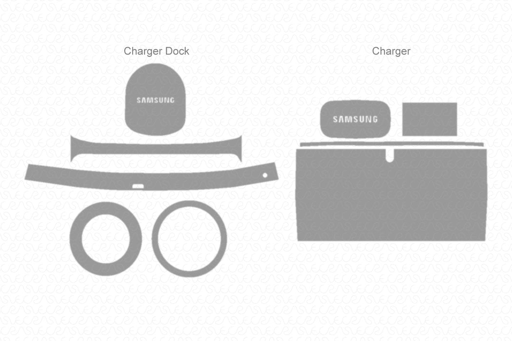 Samsung Gear Sport Smartwatch Full Wrap Skin Vector CutFile Template