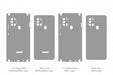 Galaxy A21s Full Wrap Skin Vector CutFile Template