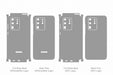 Galaxy S20 Ultra Skin Template Vector 2020