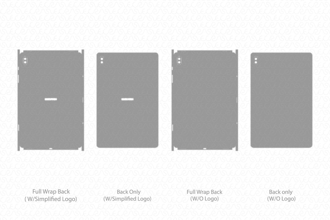Samsung Galaxy Tab S6 Full Wrap Skin Vector CutFile Template