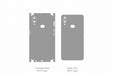 Galaxy A10s (2019) Skin Template Vector