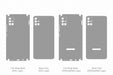 Galaxy A51 (2019) Skin Template Vector