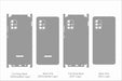 Galaxy A71 Full Wrap Skin Vector CutFile Template