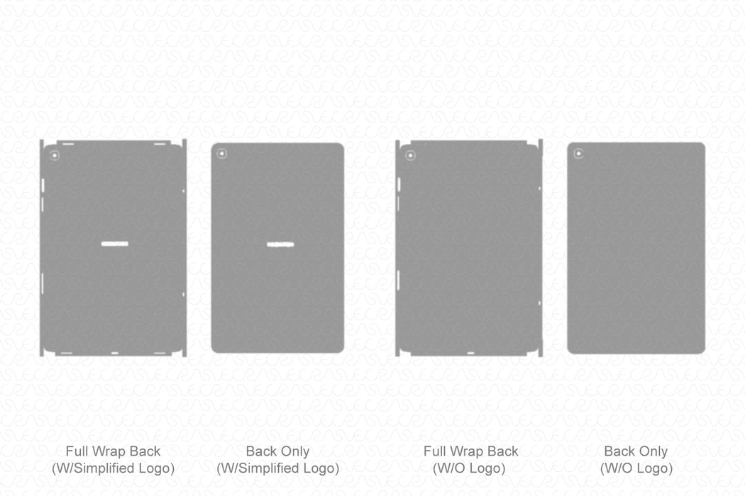 Galaxy Tab S5e (10.5'') 2019 Full Wrap Skin Vector CutFile Template