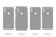 Redmi Note 6 Pro (2018) Skin Template Vector