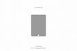 iPad Mini 1 (2012) Full Wrap Skin Vector CutFile Template