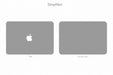 MacBook Air 13 Full Wrap Skin Vector CutFile Template
