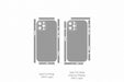 iPhone 12 Pro Max Full Wrap Skin Vector CutFile Template