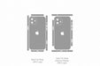 iPhone 12 Full Wrap Skin Vector CutFile Template