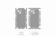 iPhone 13 Full Wrap Skin Vector CutFile Template