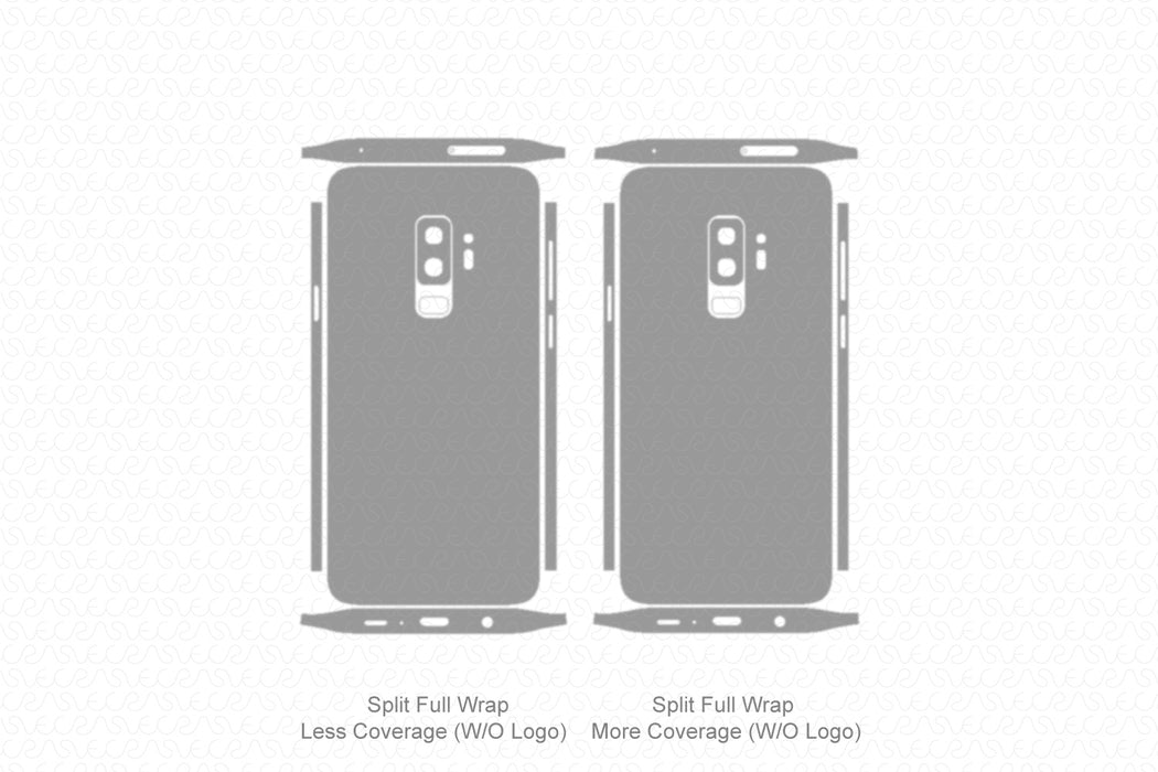 Galaxy S9 Plus (2018) Skin Template Vector