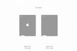 iPad 3rd Gen. (2012) Full Wrap Skin Vector CutFile Template