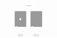 iPad 4 (2012) Full Wrap Skin Vector CutFile Template