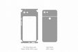 Pixel 3 (2018) Skin Template Vector