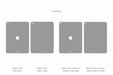 iPad Pro 12.9” (2018) Full Wrap Skin Vector CutFile Template