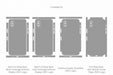 iPhone XS Full Wrap Skin Vector CutFile Template