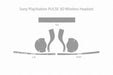 PlayStation PULSE 3D Wireless Headset Full Wrap Skin Vector CutFile Template