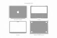 MacBook Air 13.6 M2 Full Wrap Skin Vector CutFile Template