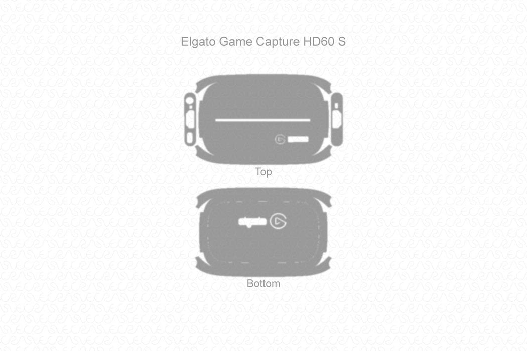 Elgato Game Capture HD60 S Full Wrap Decal Skin Template Template