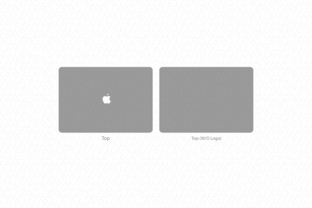 MacBook Pro 14 M1 Top Only Skin Vector CutFile Template
