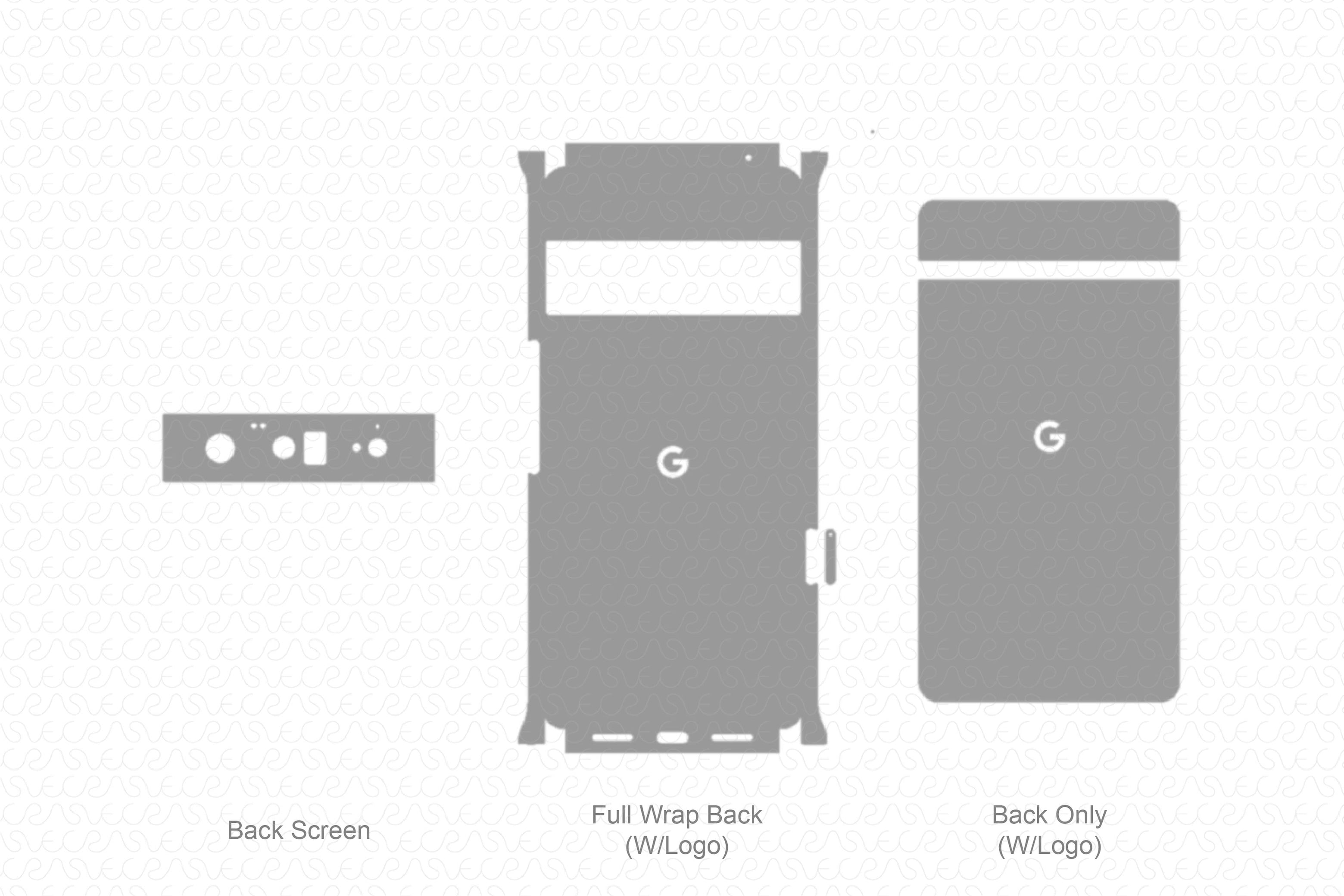 Google Pixel 6 Pro 5G Skin Template Vector 2021 — VecRas