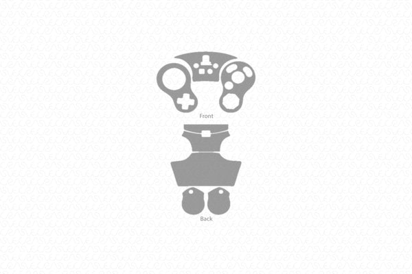 PowerA GameCube Wired Controller Full Wrap Skin Vector CutFile Template