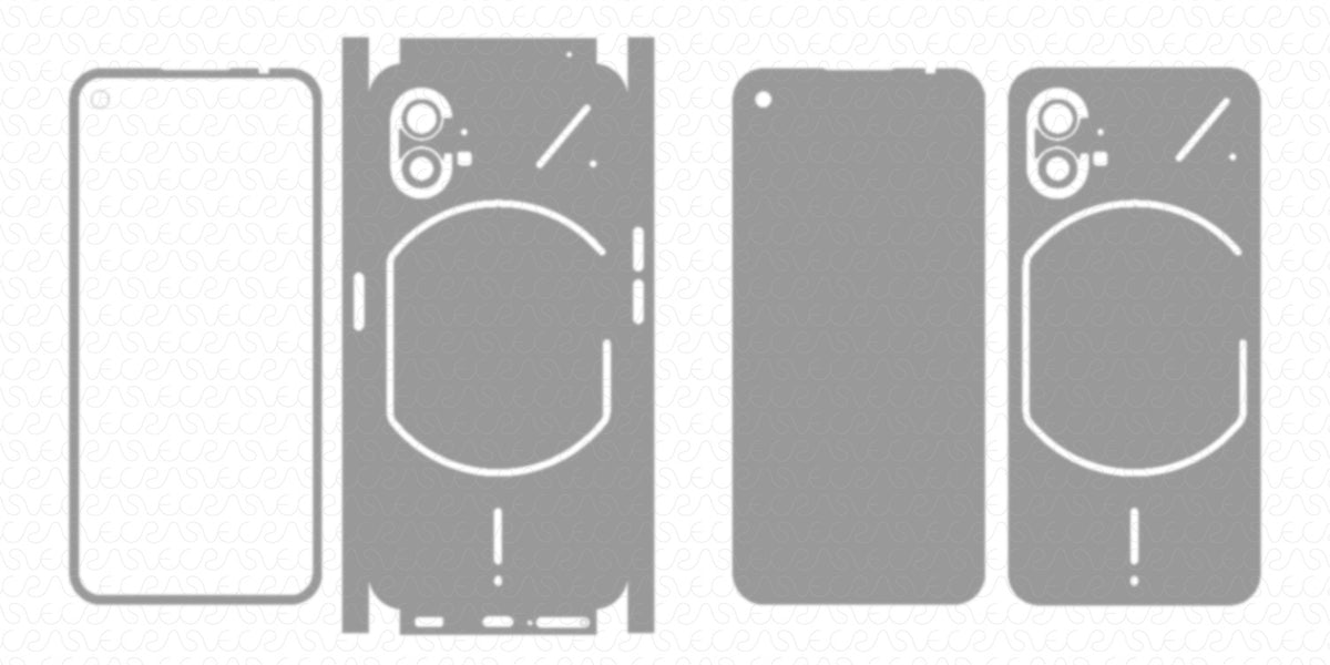Nothing Phone 1 Skin Template Vector 2022 — VecRas
