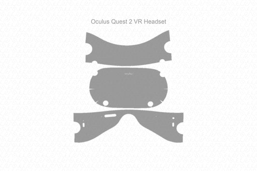 Meta Quest 2 VR Headset Full Wrap Skin Vector CutFile Template