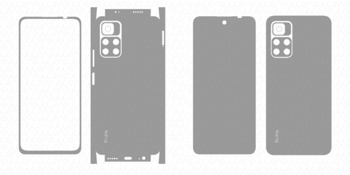 Redmi Note 11T Skin Template Vector 2021 — VecRas
