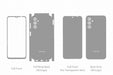 Galaxy A14 5G Full Wrap Skin Vector CutFile Template