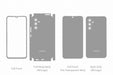 Galaxy A34 5G Full Wrap Skin Vector CutFile Template