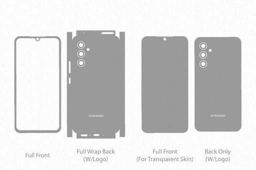 Galaxy A34 5G Full Wrap Skin Vector CutFile Template